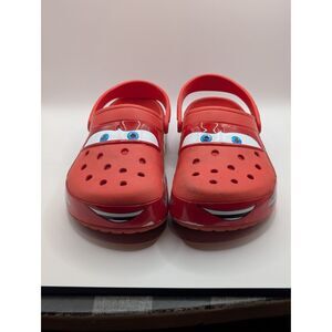 Lightning McQueen Light Up Crocs Men's Size 9 Women's Size 11